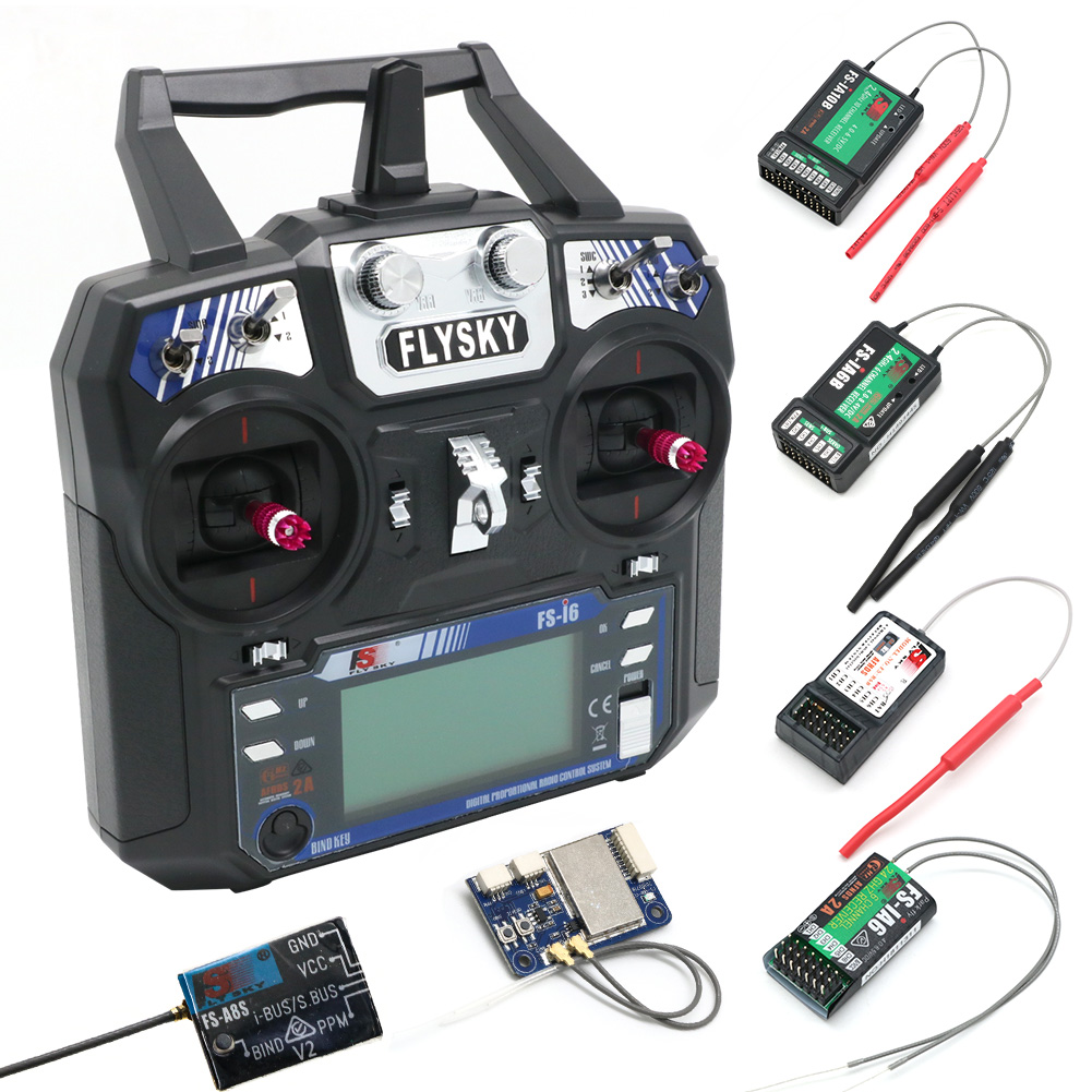 Radio Transmitter 6Ch - FLYSKY FS-i6 I6 Sender 2,4G 6CH