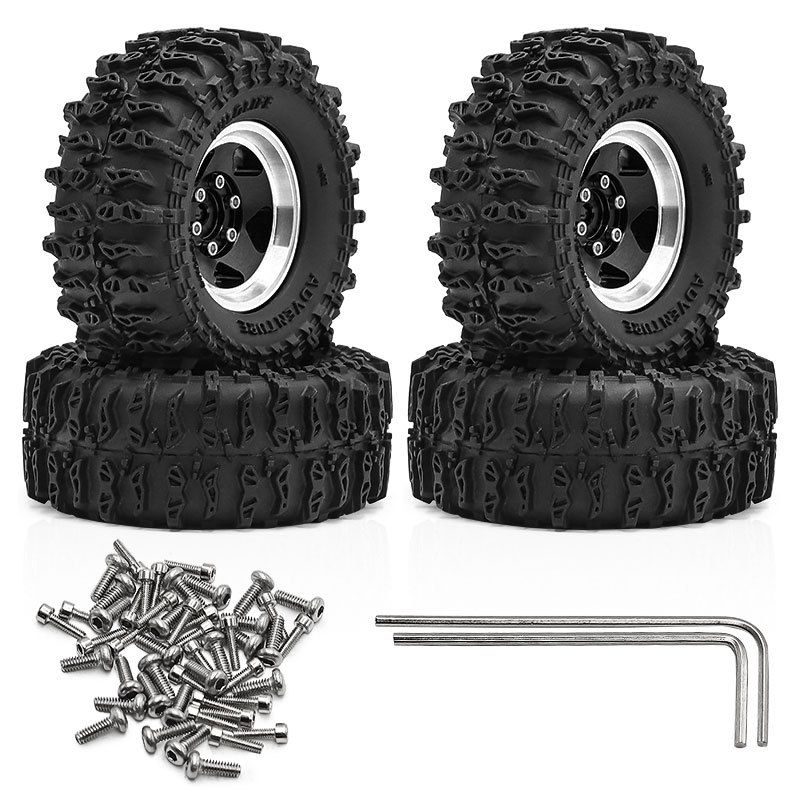 4-teiliges 1,3-Zoll-Beadlock-F – Wheel Rim Rc Bewertung und Preis