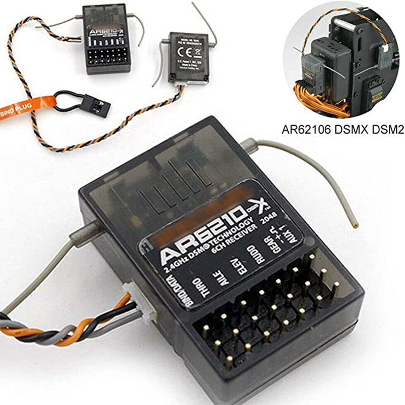 DSMX DSM2 AR6210 6-Kanal 2,4GH – Radio Transmitter 6Ch Bewertung und Preis