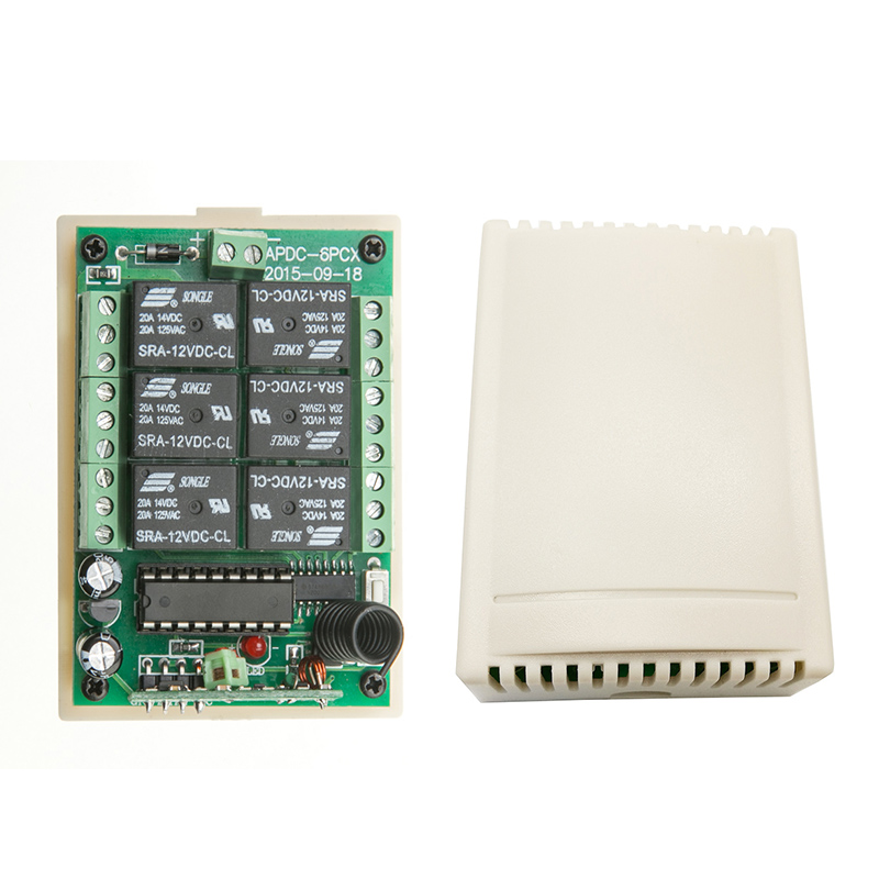 2000m DC12V 24V 6-Kanal Drahtl – Radio Transmitter 6Ch Bewertung und Preis