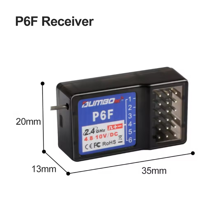 DUMBORC P6F/P6FG/P6DC/P6DCG 2, – Radio Transmitter 6Ch Bewertung und Preis